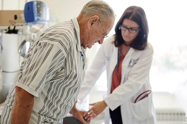 Doctor y paciente