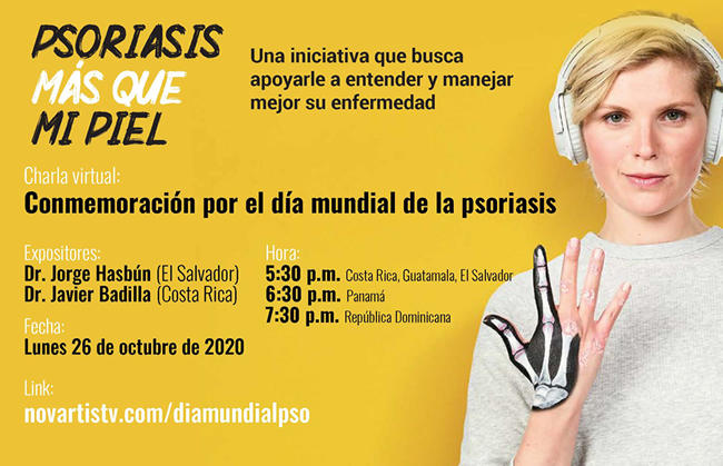 Conmemoración por el día mundial de la psoriasis
