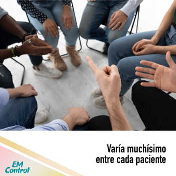 Varía muchísimo entre cada paciente