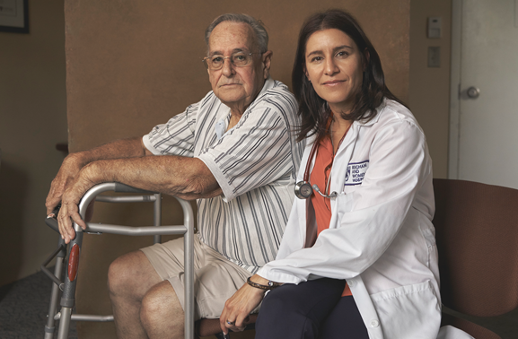 Doctor y paciente